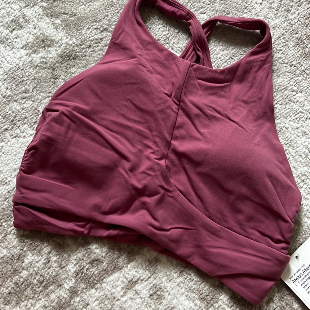 Lululemon Always Aligned Bra NWT